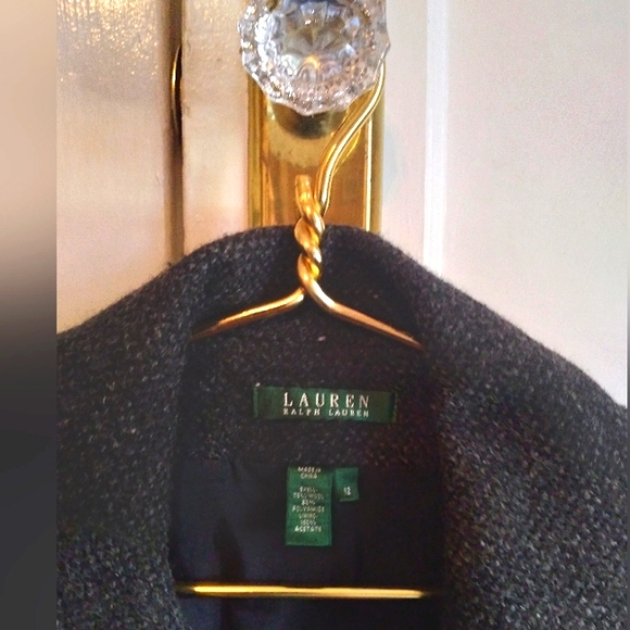 VTG Lauren Ralph Lauren Twilled Wool Blazer - 12 - Picture 2 of 6